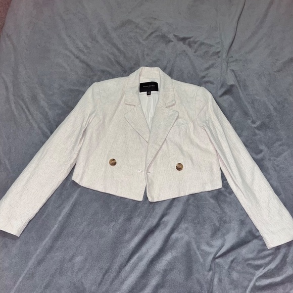 Cropped blazer jacket - Picture 7 of 10